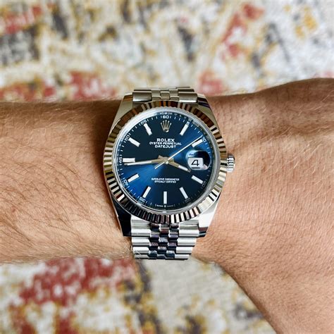 rolex datejust 41 blue 2019|rolex datejust 41 reference numbers.